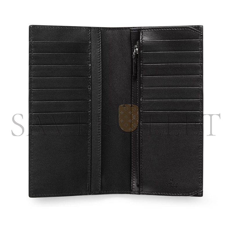 GUCCI GG EMBLEM LONG WALLET ‎850178 (19*10*2cm)